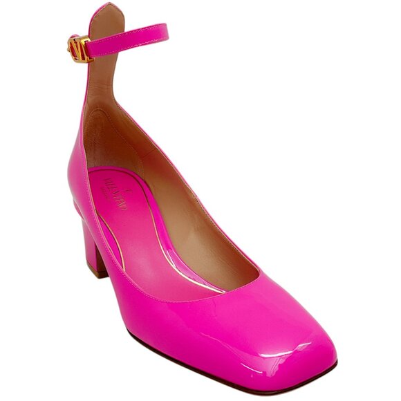 Valentino Pink Patent Leather Pumps - Picture 1 of 13